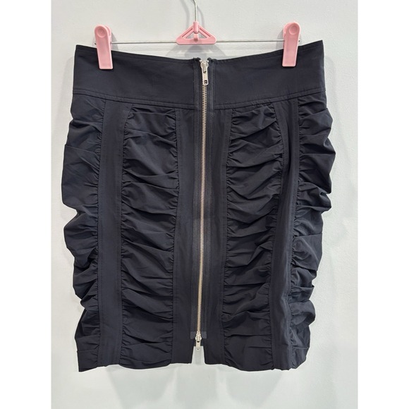 Peace of Cloth Penny Ruched Skirt XS – Stretch Nylon Spandex Mini Skirt - Picture 3 of 9